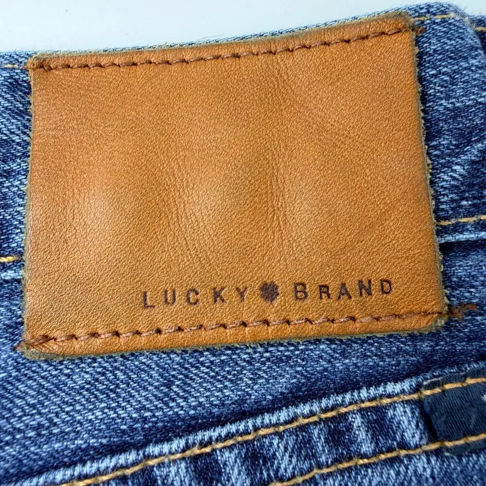 Lucky Brand 181 Relaxed Straight Jeans Mens Size 34x32 Medium Wash Denim